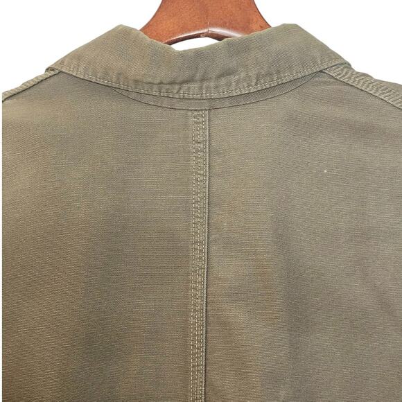 Carhartt Brown Canvas Work Chore Utility Jacket - Picture 6 of 11